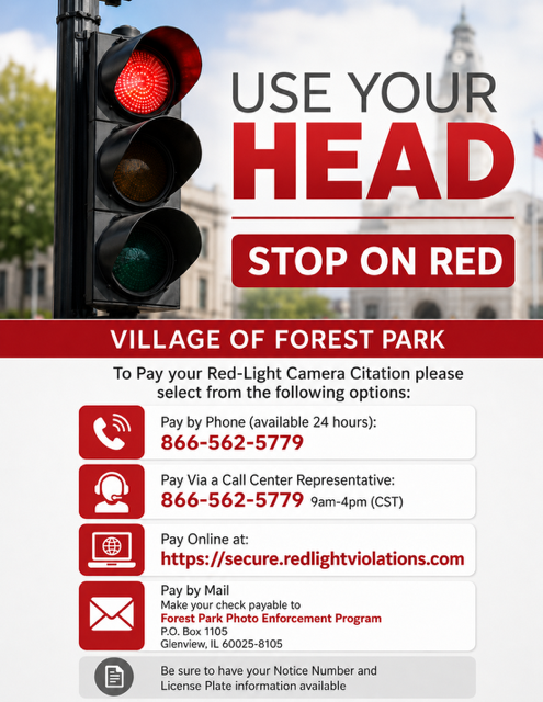 Use your head, stop on red. Red light enforcement